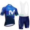Set Kurzarmtrikot + Trägerhose Movistar 2024